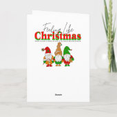 冬かわいらしのクリスマス教会 カード (裏面)