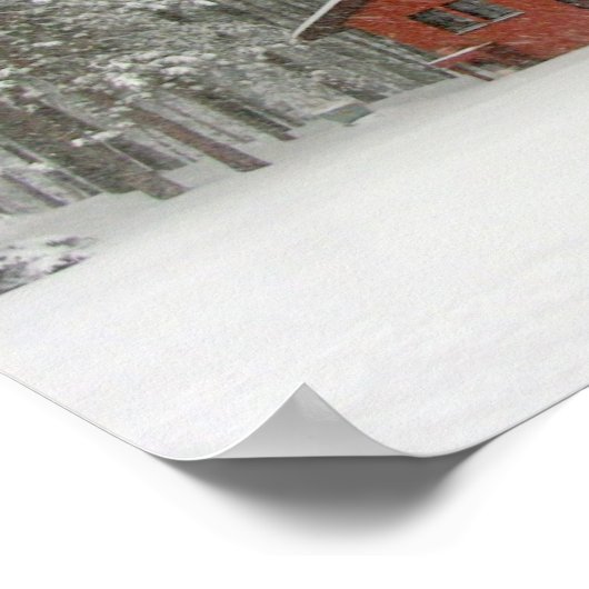 冬が吹雪 ポスター (角)