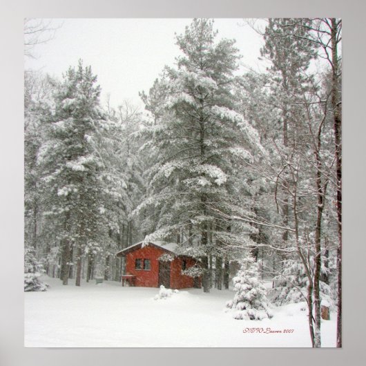 冬が吹雪 ポスター (正面)