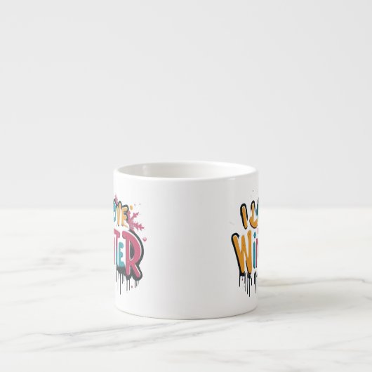 冬が大好き エスプレッソカップ (正面)