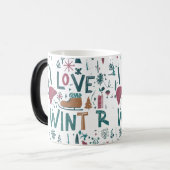 冬が大好き モーフィングマグカップ (正面左)