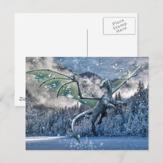 冬が来た ポストカード (正面/裏面)