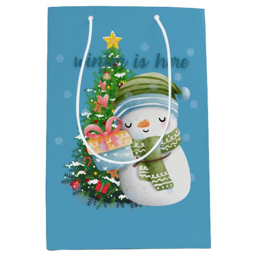 冬が来た ミディアムペーパーバッグ (正面)