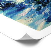 冬が落ち着くプリント ポスター (角)