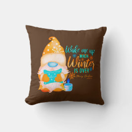 冬が過ぎた時に起こしてくれ格言 クッション