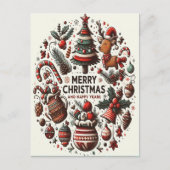 冬きらめくの願いをフェスティバル ポストカード (正面)