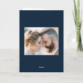 冬きらめく松海軍メリークリスマス2写真 シーズンカード (裏面)