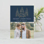 冬きらめく松海軍メリークリスマス2写真 シーズンカード (スタンド正面)