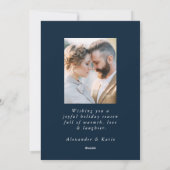 冬きらめく松海軍メリークリスマス2写真 シーズンカード (裏面)