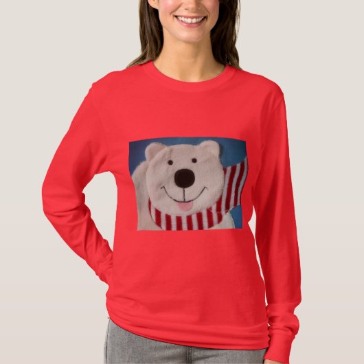 冬くまのワイシャツ Tシャツ (正面)