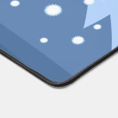 冬こけし人形 – ブルーマウンテンゲイザーガール デスクマット (コーナー)