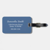 冬こけし人形 – ブルーマウンテンゲイザーガール ラゲッジタグ (裏面横)