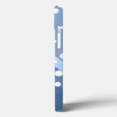 冬こけし人形 – ブルーマウンテンゲイザーガール Case-Mate iPhoneケース (裏面 / 左)