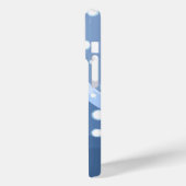 冬こけし人形 – ブルーマウンテンゲイザーガール Case-Mate iPhoneケース (裏面 / 左)