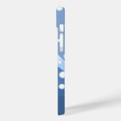 冬こけし人形 – ブルーマウンテンゲイザーガール Case-Mate iPhoneケース (裏面 / 左)