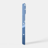 冬こけし人形 – ブルーマウンテンゲイザーガール iPhone 15ケース (右側面)