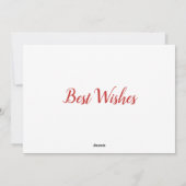 冬そりの雪のヴィンテージクラシックメリークリスマス シーズンカード (裏面)