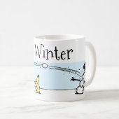 冬だ コーヒーマグカップ (正面右)