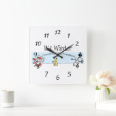 冬だ スクエア壁時計 (ホーム)