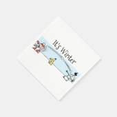 冬だ スタンダードカクテルナプキン (角)