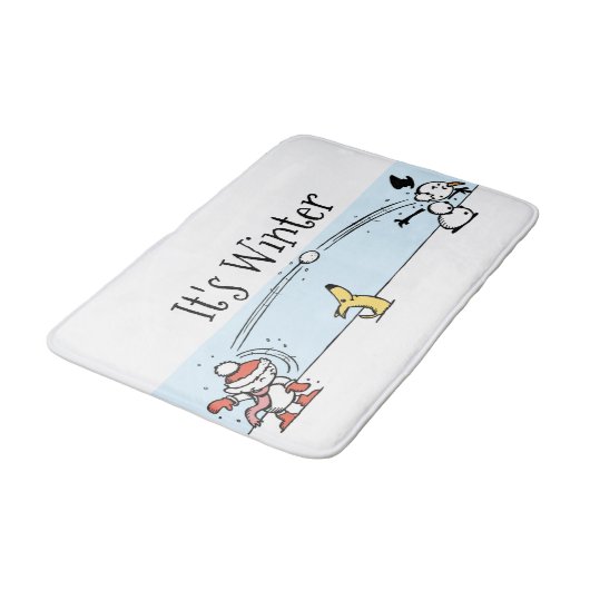 冬だ バスマット (アングル)