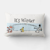 冬だ ランバークッション (正面)