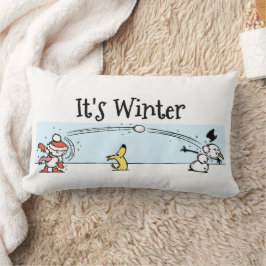 冬だ ランバークッション