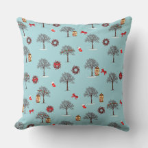 冬とクリスマスの装飾の木