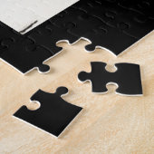 冬と屋根付き橋 ジグソーパズル (側面)