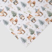 冬にかわいい森の動物リス 薄葉紙 (詳細)