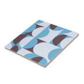 冬によって着色される60iesレトロの円 タイル (側面)