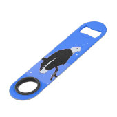 冬にハゲのワシ – オリジナル野生動物アート スピード栓抜き (裏面アングル)