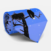 冬にハゲのワシ – オリジナル野生動物アート ネクタイ (ロール)