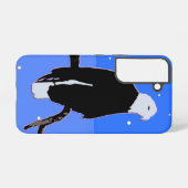 冬にハゲのワシ – オリジナル野生動物アート SAMSUNG GALAXYケース (裏面横)