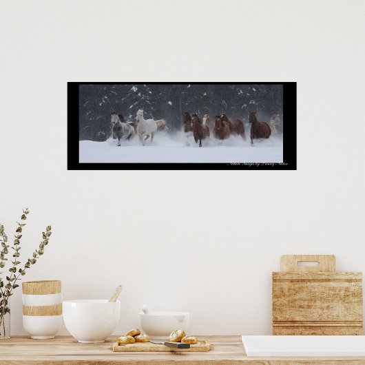 冬に丸まる ポスター (キッチン)