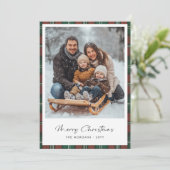 冬に乗る雪のおもしろい写真プライドのクリスマスカード シーズンカード (スタンド正面)