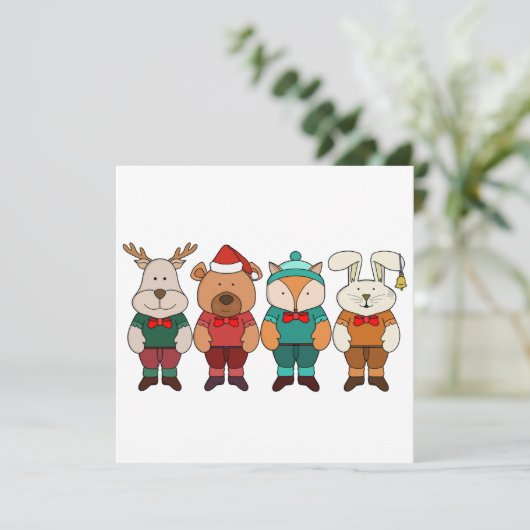 冬に備えた愛らしい動物 (スタンド正面)