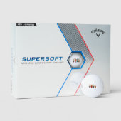 冬に備えた愛らしい動物 ゴルフボール (パッケージング)