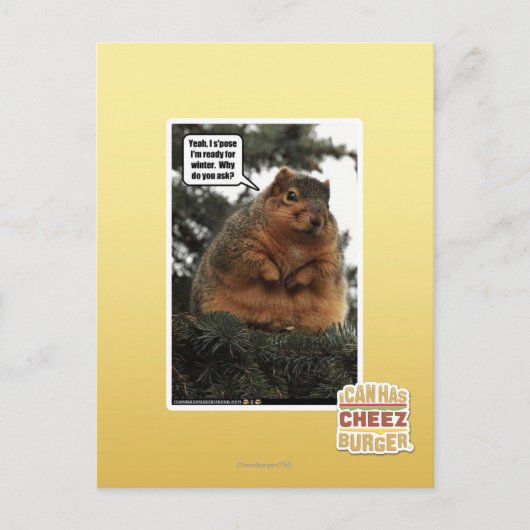 冬に備えて ポストカード (正面)