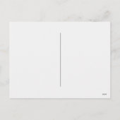 冬に古い納屋のある引用文 シーズンポストカード (裏面)