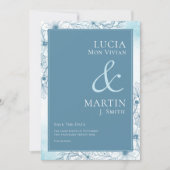 冬に咲く花 Save The Date 招待状 (正面)