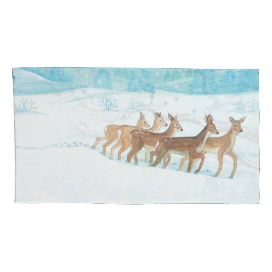 冬に子を産む 枕カバー (裏面-右)