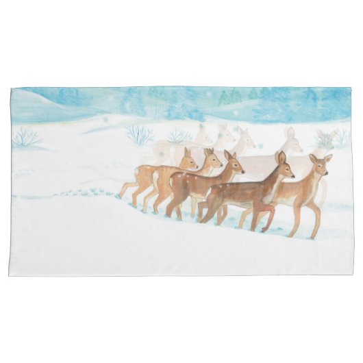 冬に子を産む 枕カバー (正面右)