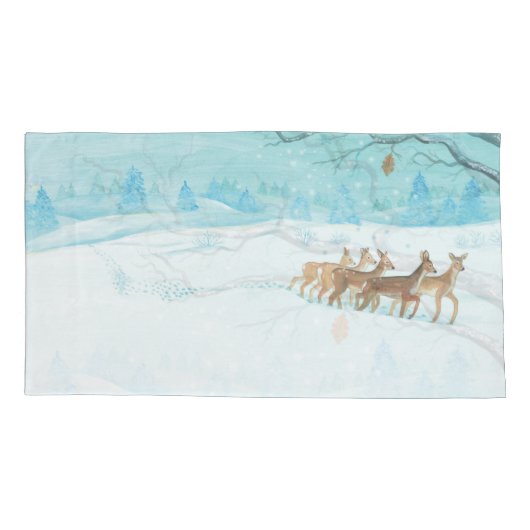 冬に子を産む 枕カバー (裏面-左)