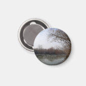 冬に川沿いを生きる マグネット (正面/裏面)