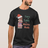 冬に物語を紡ぐクリスマス Tシャツ (正面)