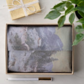 冬に群れを持つ鹿、デコページ 薄葉紙 (ギフト)