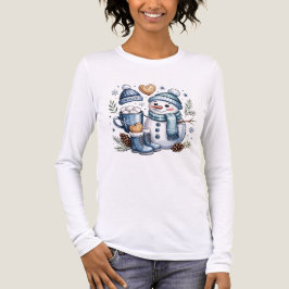 冬のあったかスノーマン トライブレンドTシャツ
