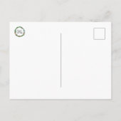 冬のうさぎポストカード ポストカード (裏面)