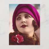 冬のおしゃれ ポストカード (正面)